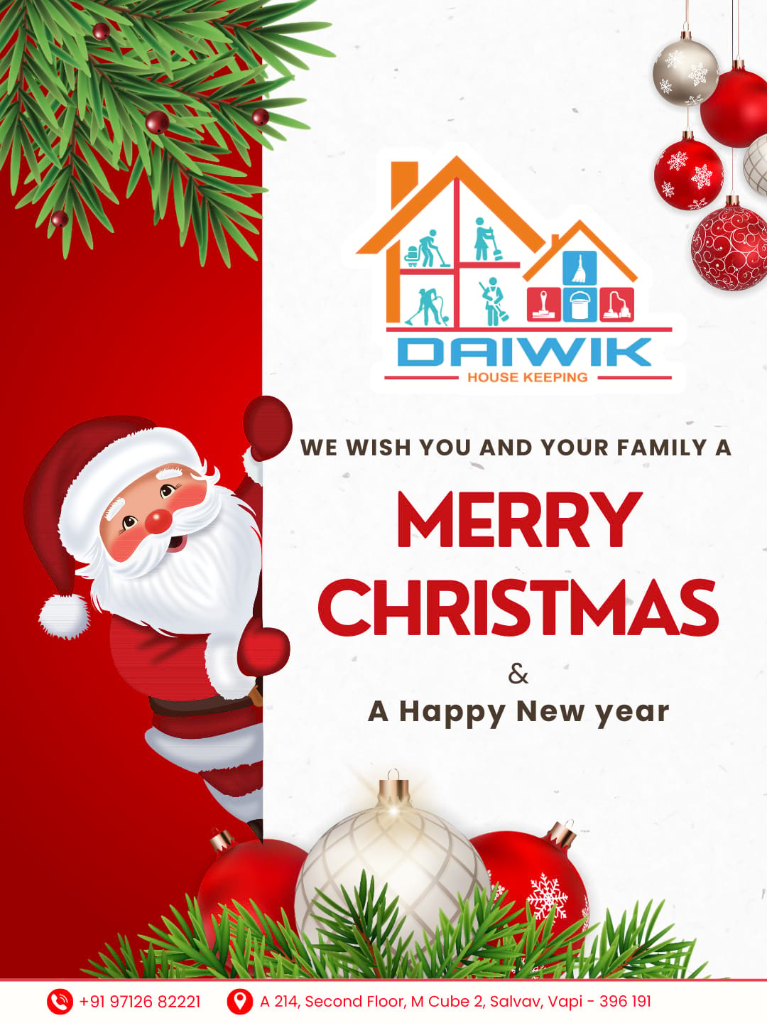 Daiwik Merry Christmas Instagram Post